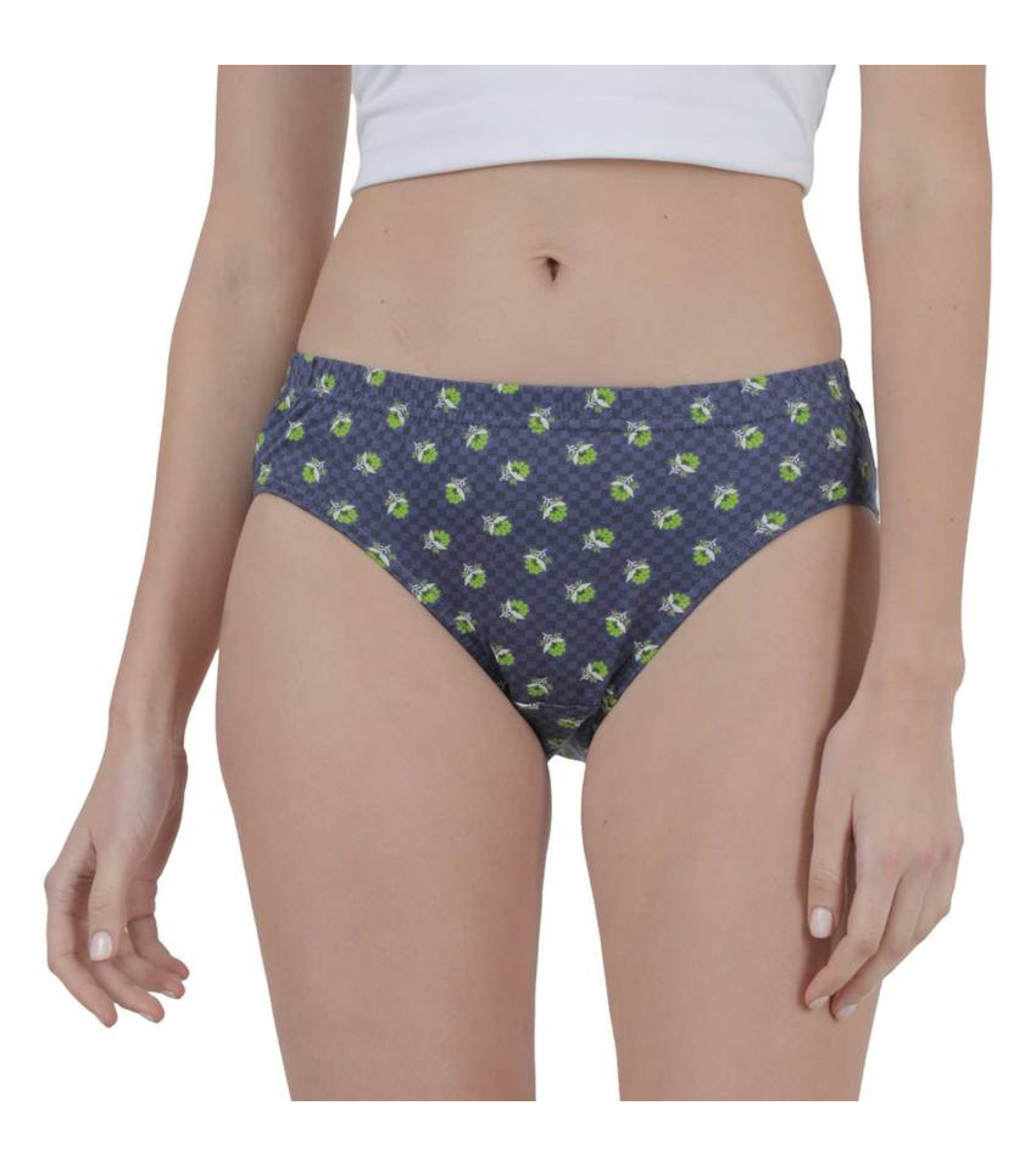 Vink Women's Cotton Printed Panty with Inner Elastic